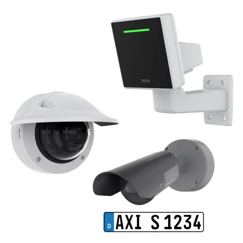 traffic cameras with white background