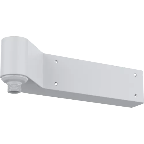 White AXIS TP3302-E Corner Mount viewed from its left angle.