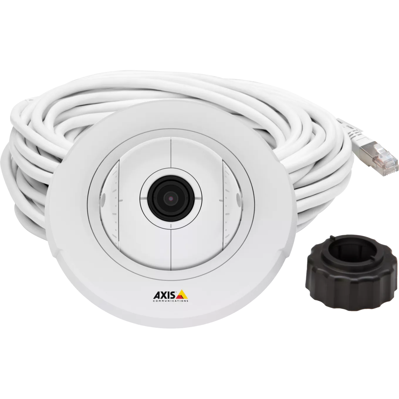 AXIS F4005 Dome Sensor Unit with accessories.