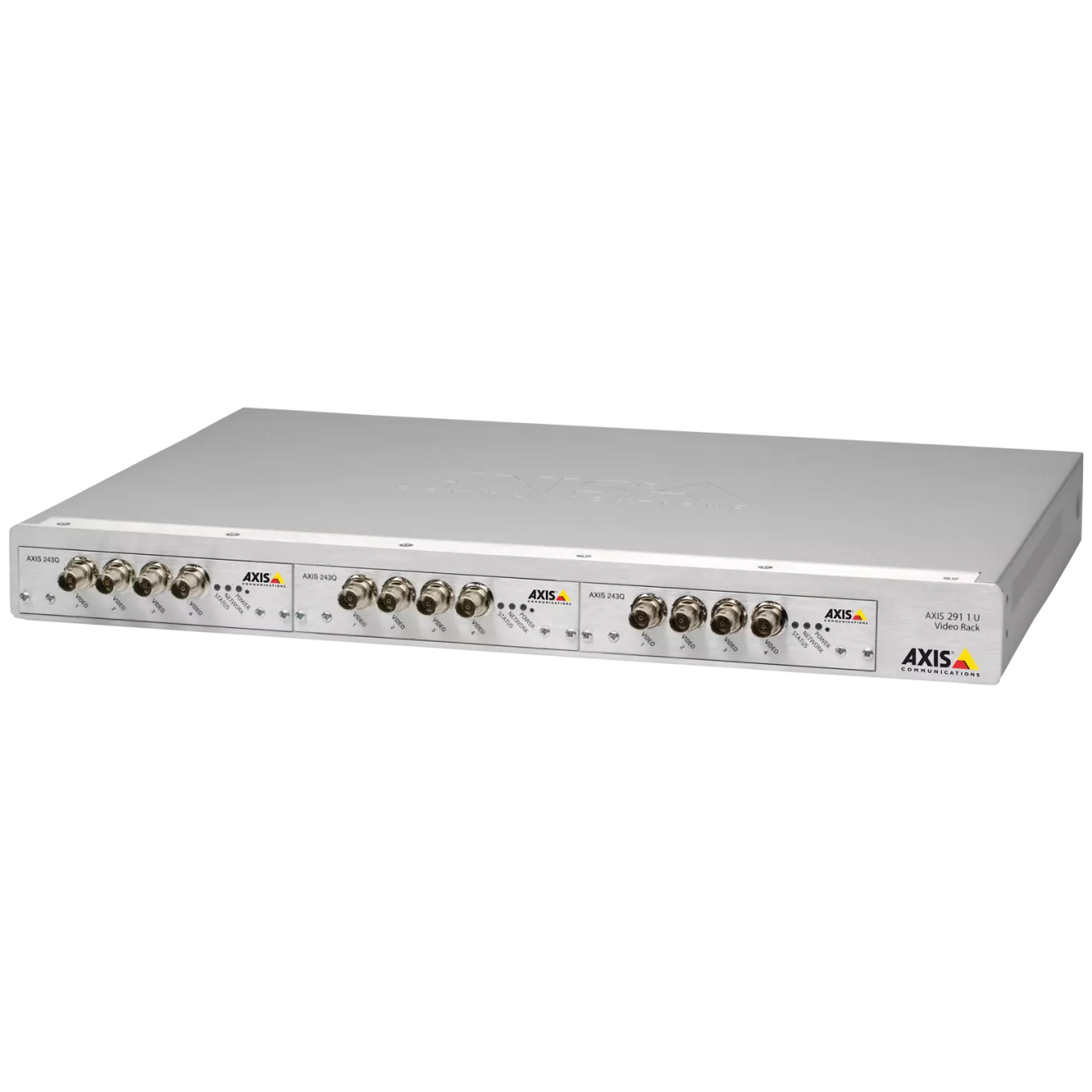 AXIS 291 1U Video Server rack from left angle