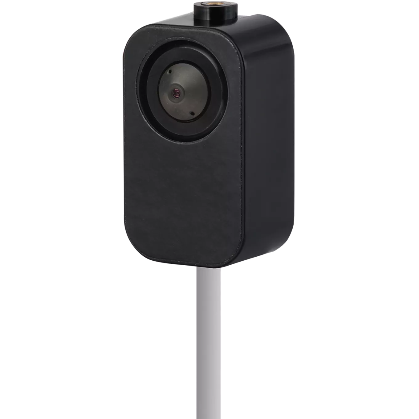 AXIS F8202 Straight Mounting Bracket with AXIS F1004 Pinhole Sensor Unit from the left angle