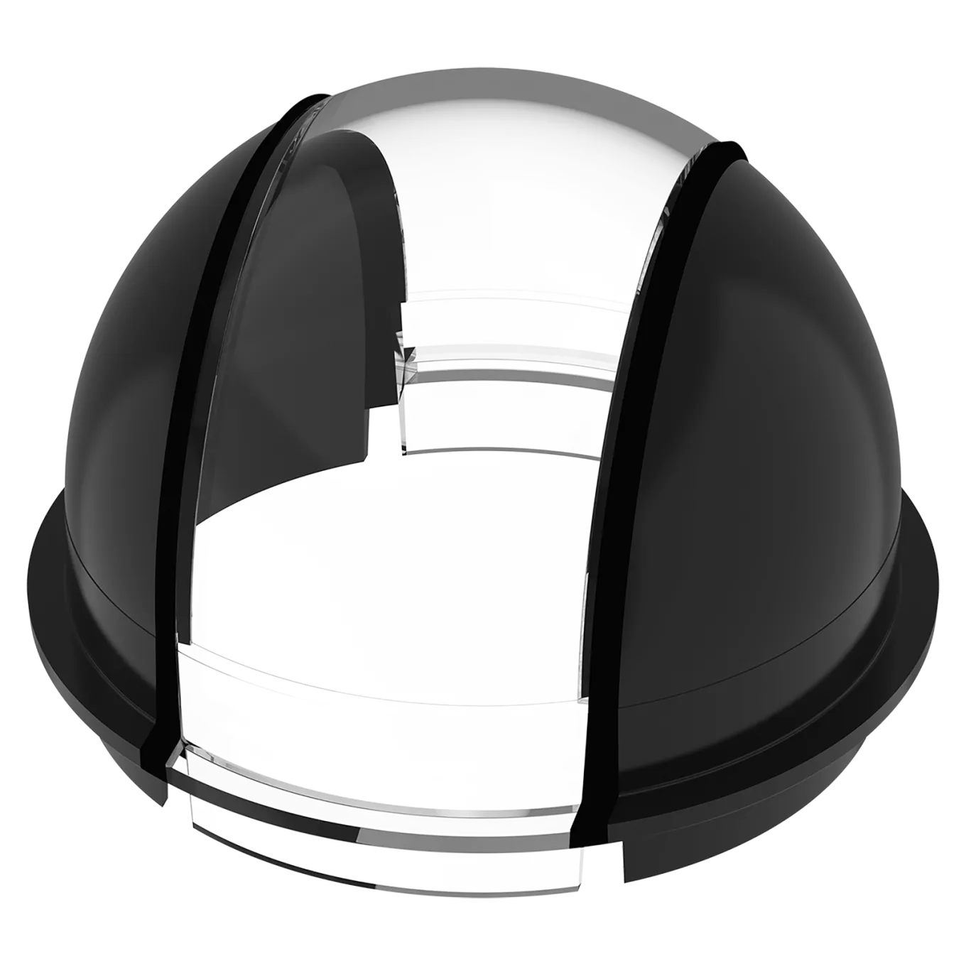 AXIS TQ3807-E Dome Clear/Smoked, viewed from its left angle