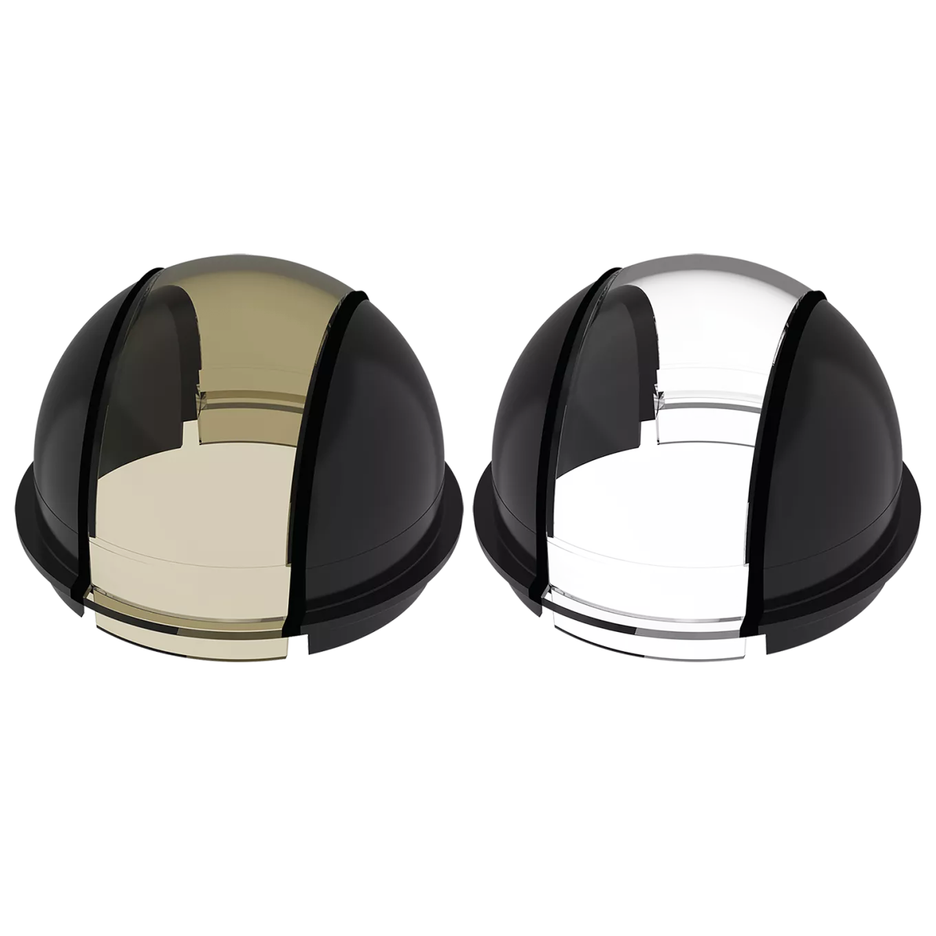 AXIS TQ3807-E Dome Clear/Smoked, viewed from its left angle