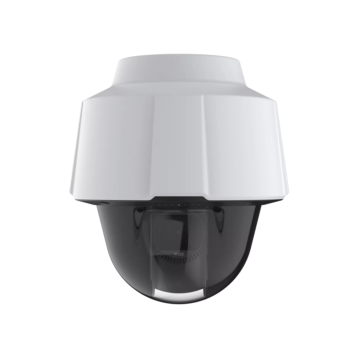 White AXIS P5676-LE camera seen from its front.