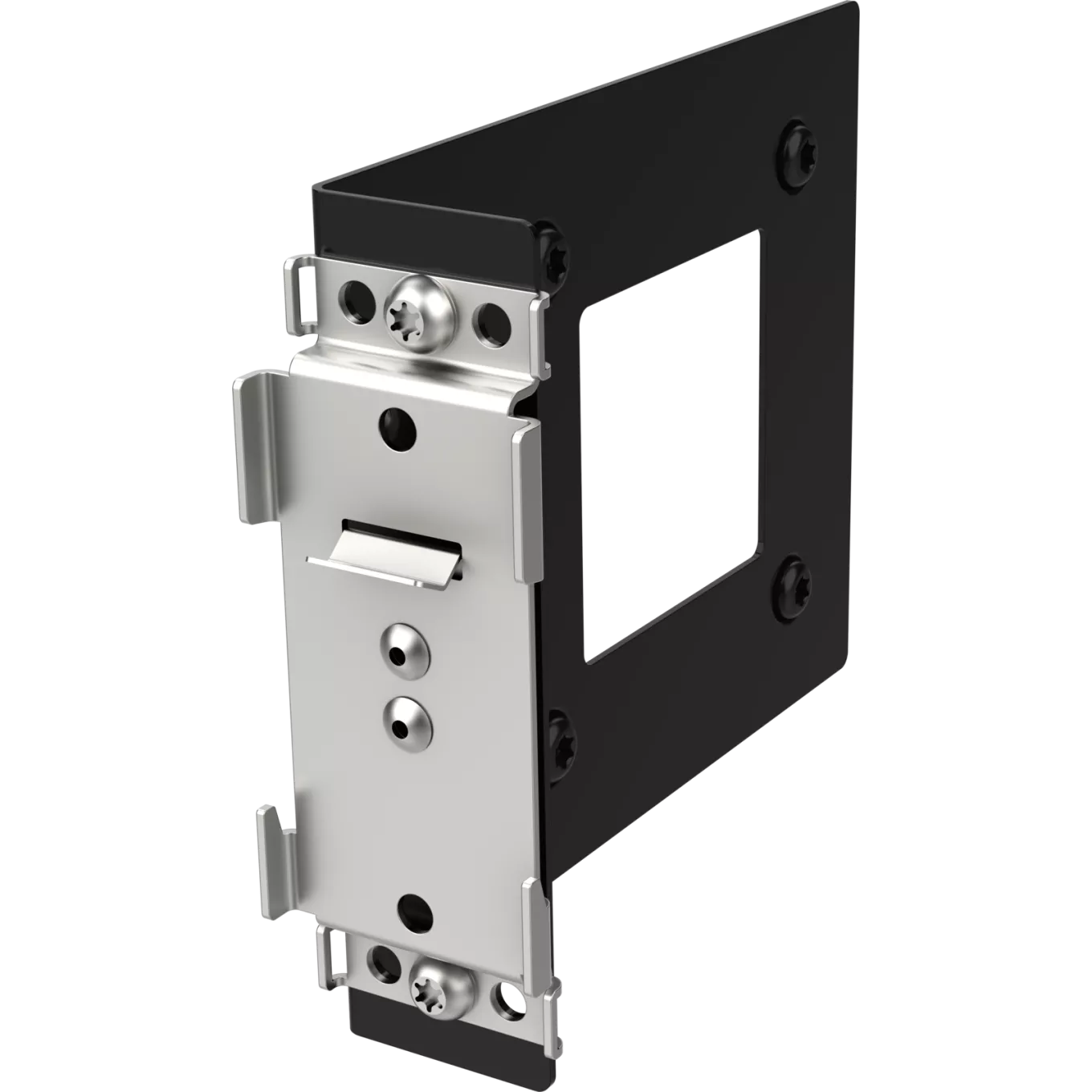 AXIS TF9903 DIN Rail Clip, viewed from its left angle