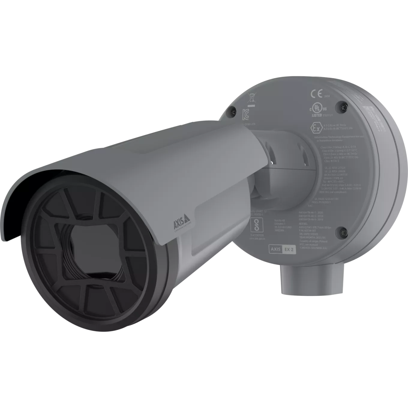 AXIS Q1961-XTE Explosion-Protected Thermal Camera, vue de son angle gauche