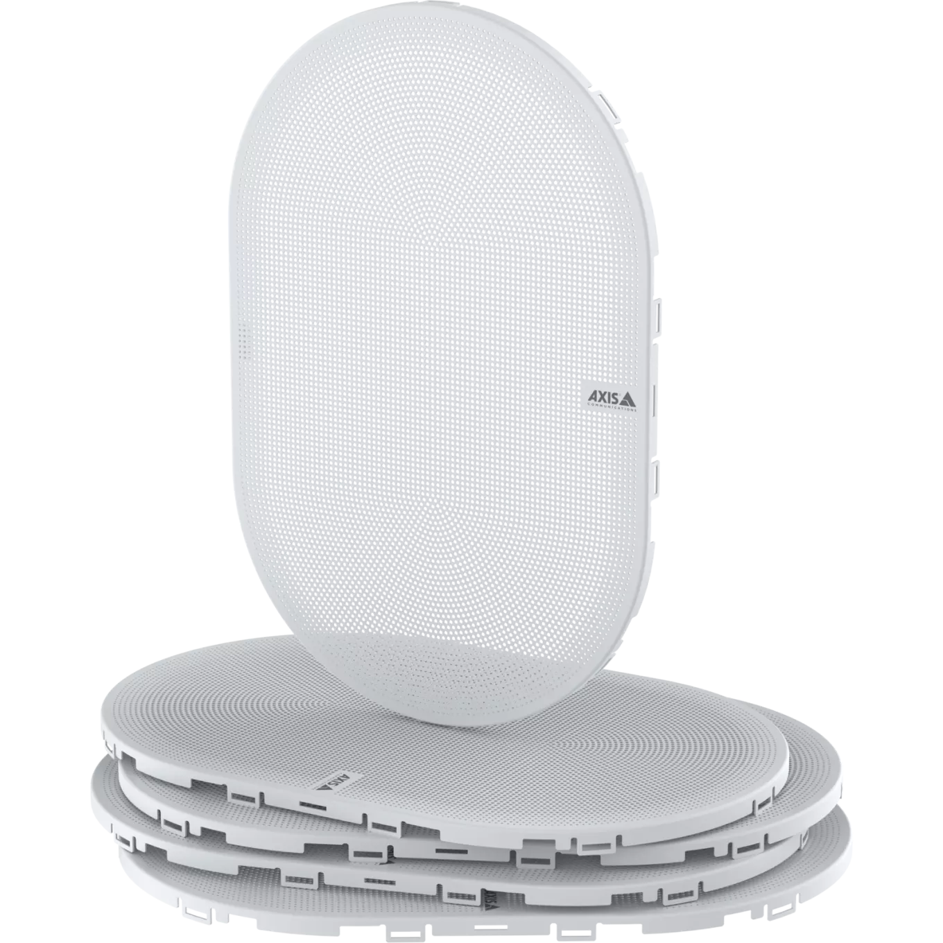 AXIS TC1706 Mesh Cover Black/White, viewed from its left angle