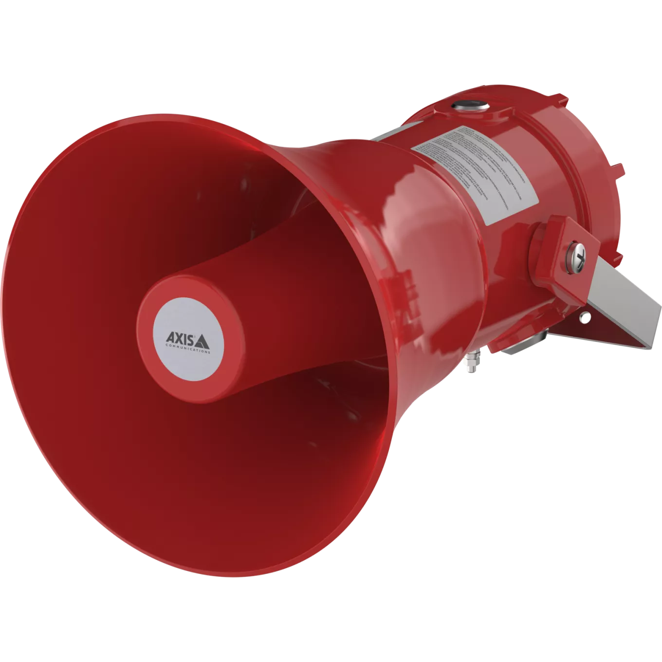 Red AXIS XC1311 Explosion-Protected Horn Speaker.