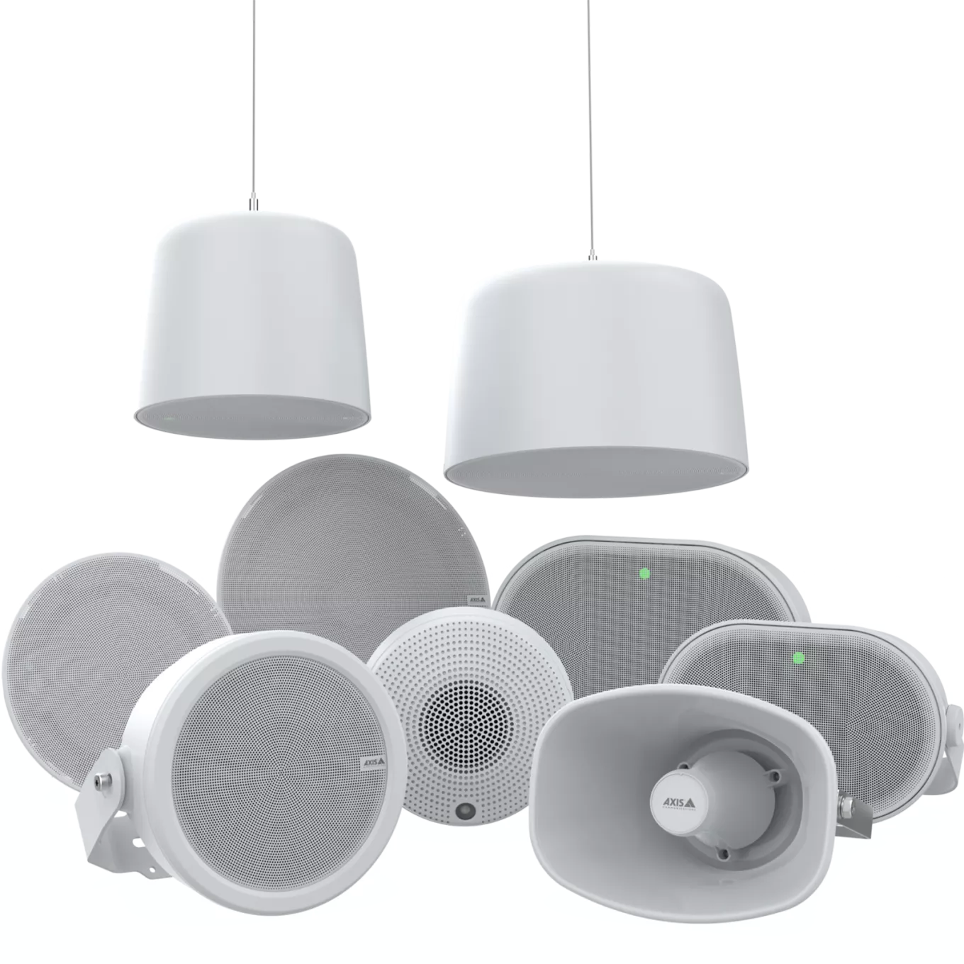 packshot image of network speakers
