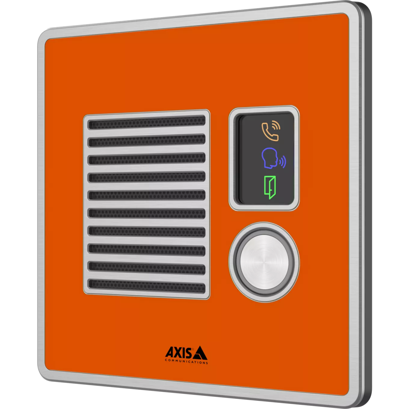 Orange AXIS I7010-VE Safety viewed from its left angle