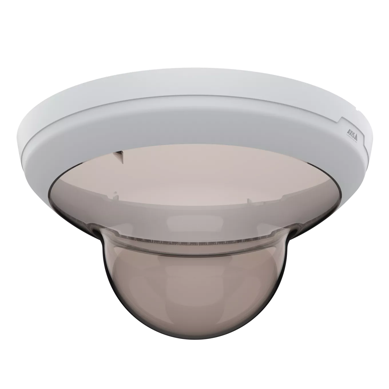 Smoked dome cover with a white ring