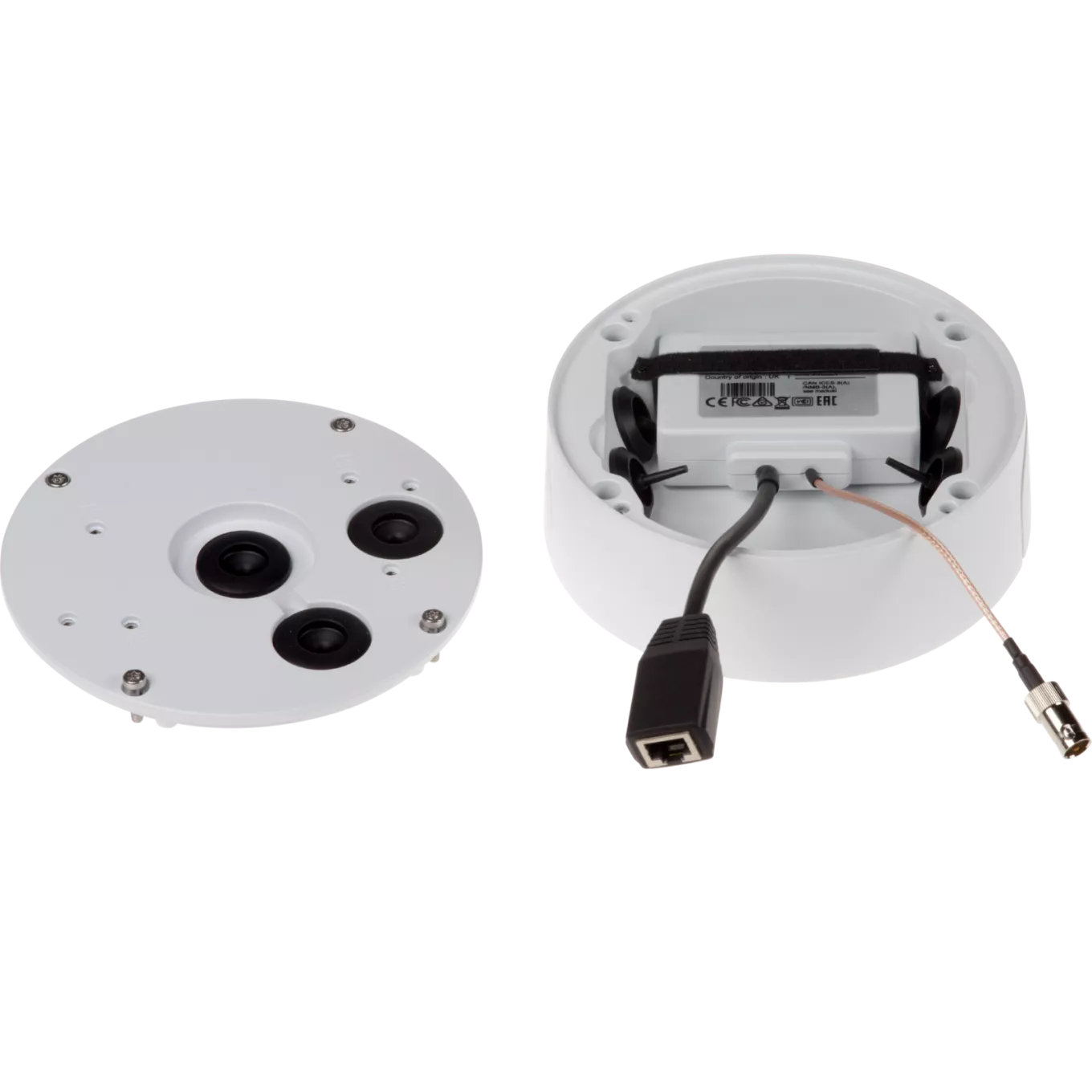 Product image of PoE+ installed in Conduit box