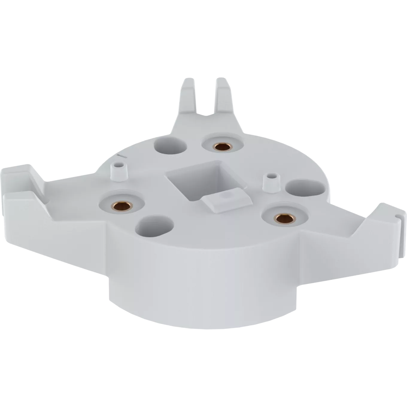 AXIS TQ6904-E Adapter de color blanco, visto desde su ángulo izquierdo