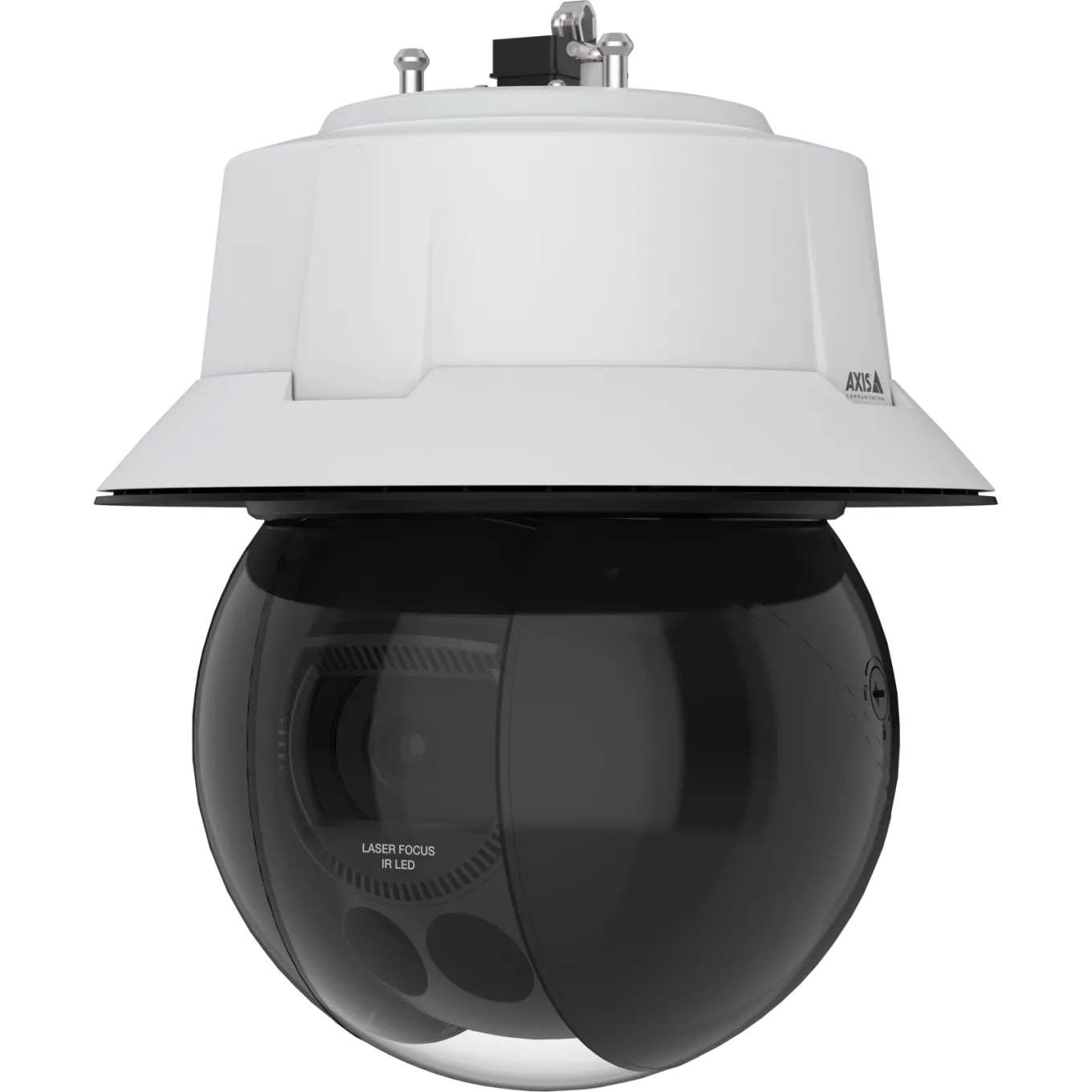 PTZ Camera with weathercap seen from left