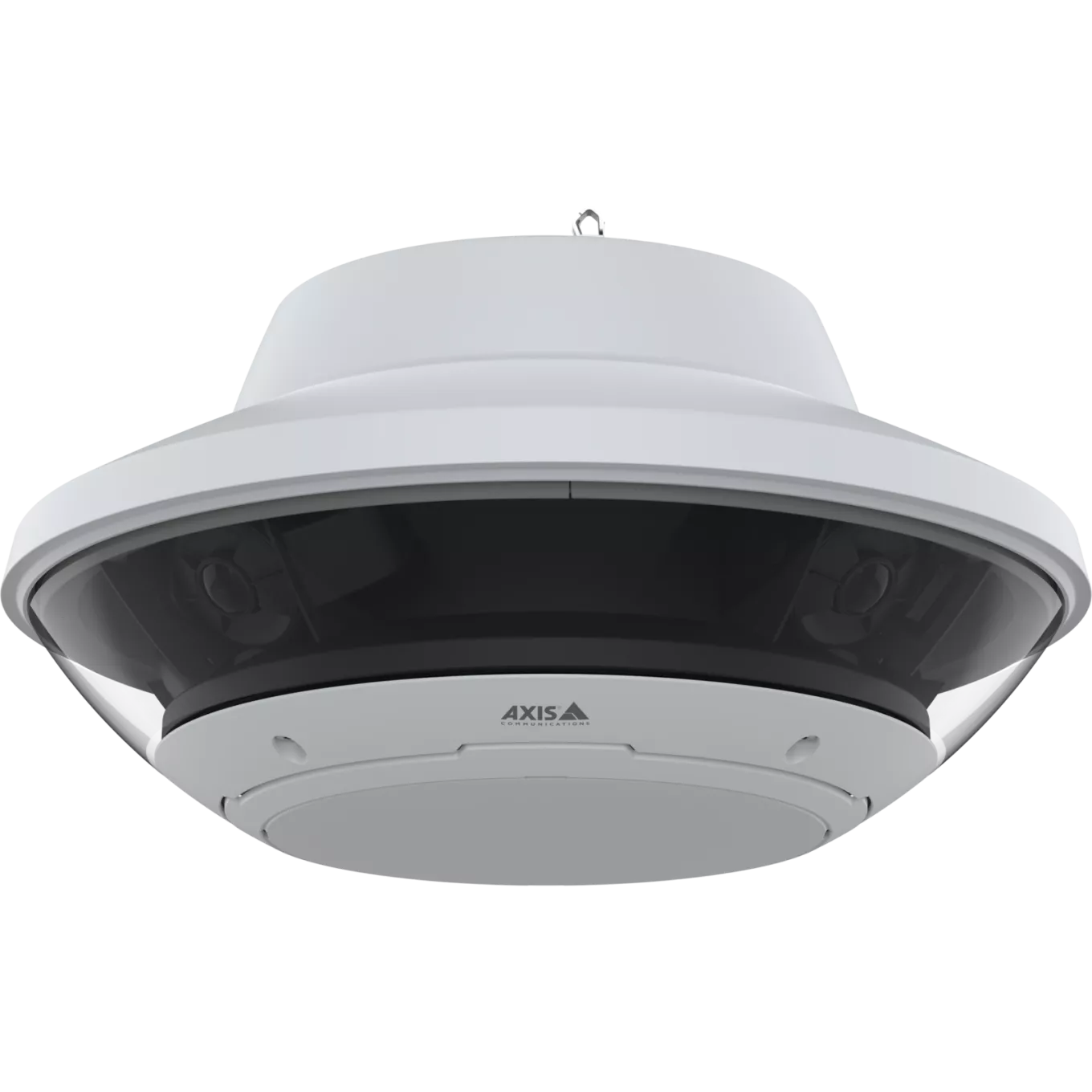 AXIS Q6020-E Panoramic Camera w kolorze białym, widok z przodu