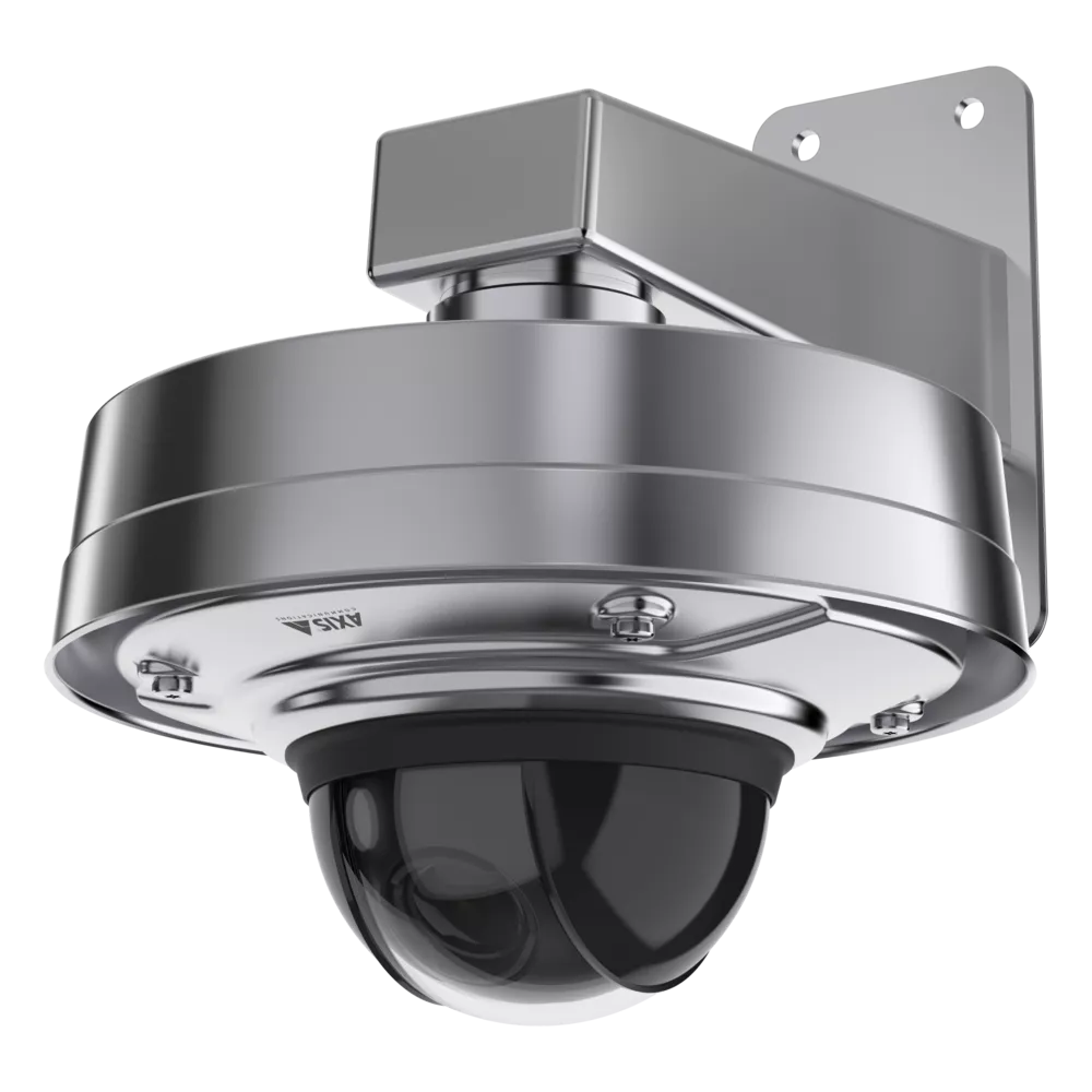 Product image of stainless steel wall mount, pendant kit and dome camera
