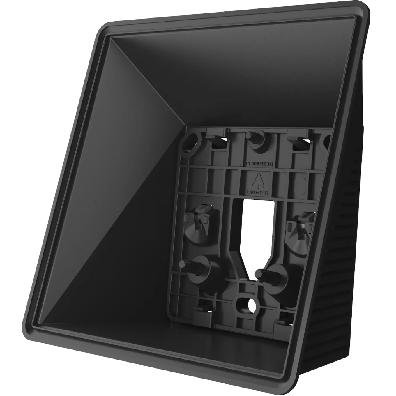 Black AXIS TI5601 Wall Mount, visto desde el ángulo izquierdo