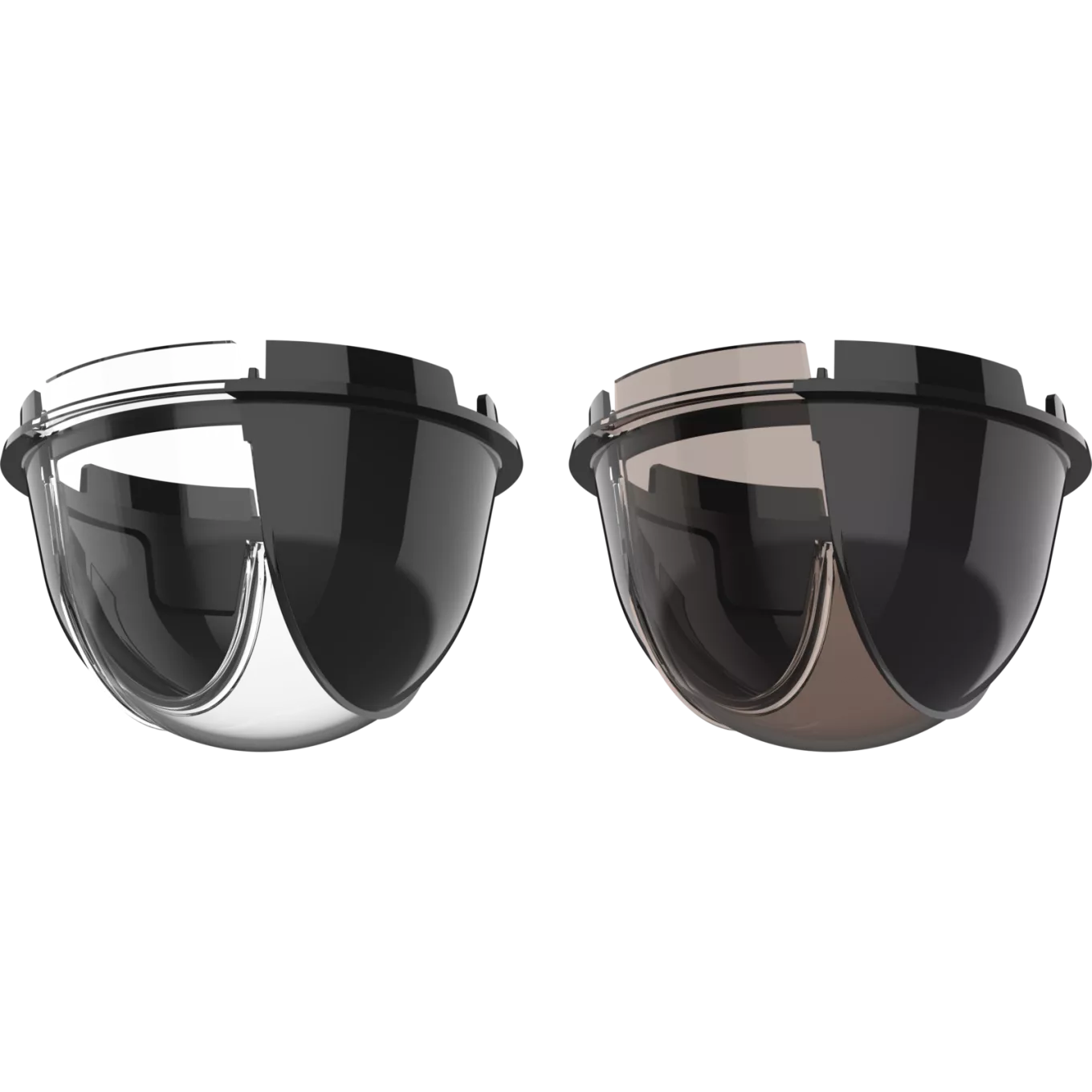 AXIS TQ3818-E Dome Clear/Smoked viewed from their left angle.