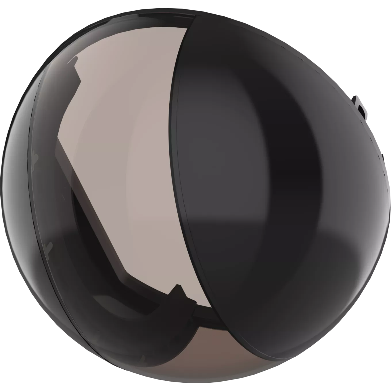 AXIS TQ6815-E Dome Hard-Coated Smoked, vue depuis l’angle gauche.