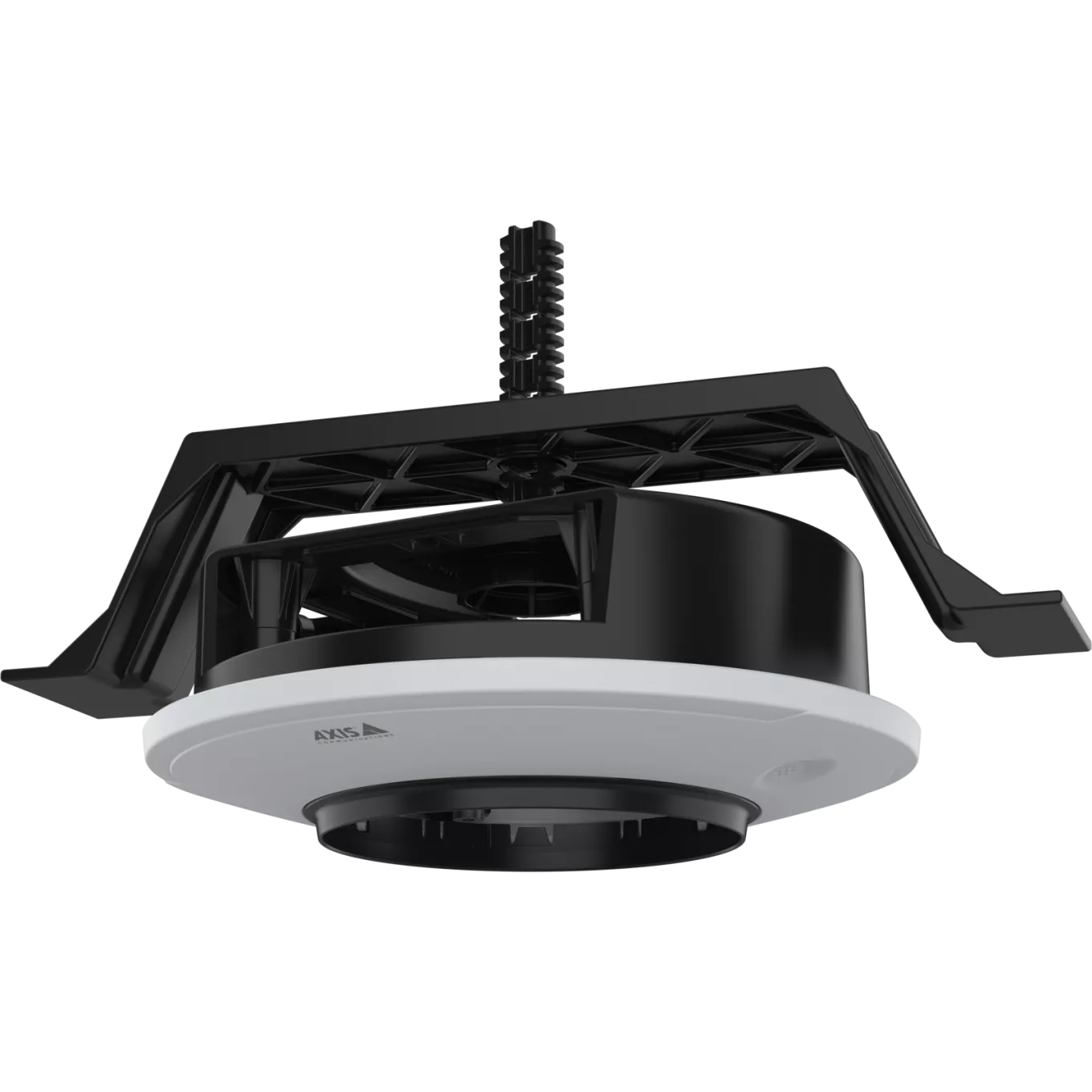 AXIS TP3205 Recessed Mount noire, vue de son angle gauche